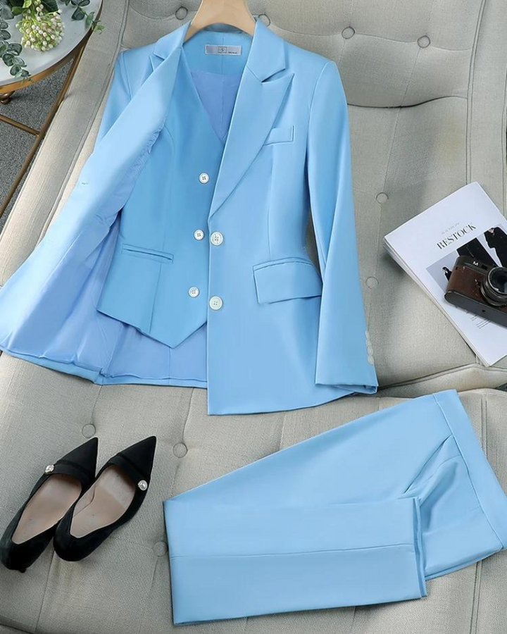 TERNO ROMENIA BEGE - 3 PEÇAS